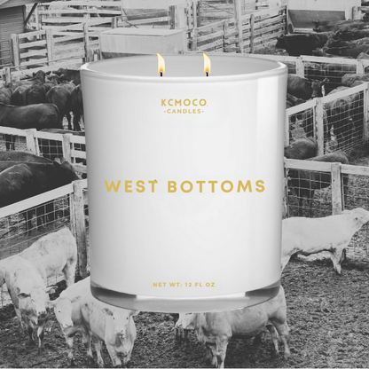 WEST BOTTOMS CANDLE - LARGE JAR WHITE