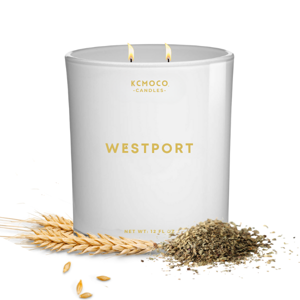 WESTPORT CANDLE - LARGE JAR WHITE