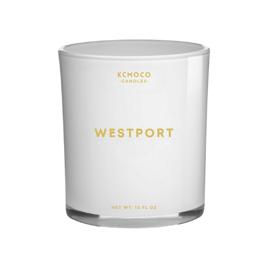 WESTPORT CANDLE - LARGE JAR WHITE