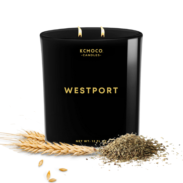 WESTPORT CANDLE - LARGE JAR BLACK