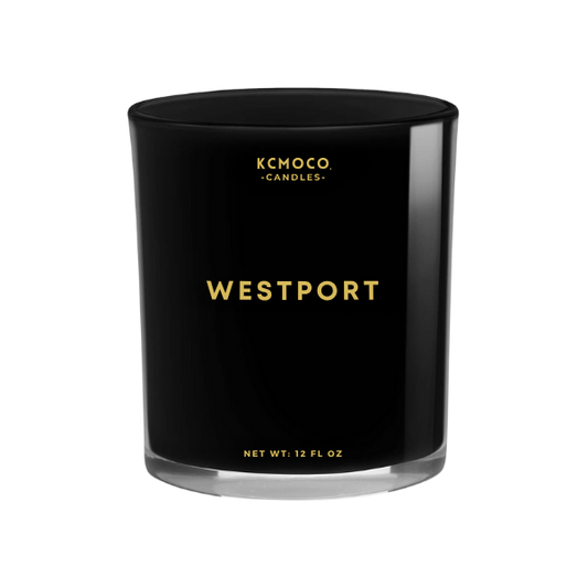 WESTPORT CANDLE - LARGE JAR BLACK
